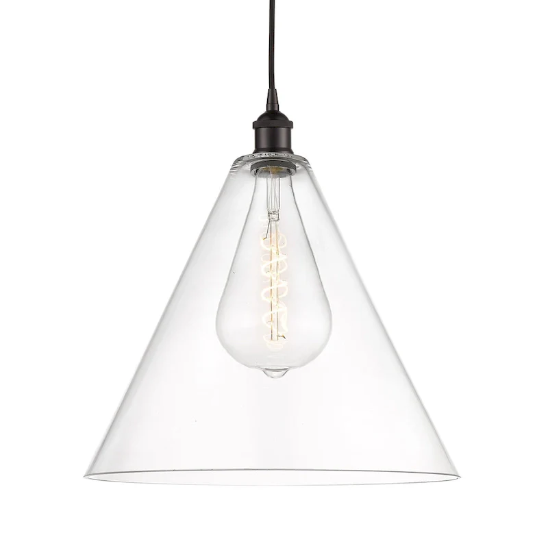Innovations Lighting 616-1P-18-16 Edison Cone Pendant Edison Cone 16