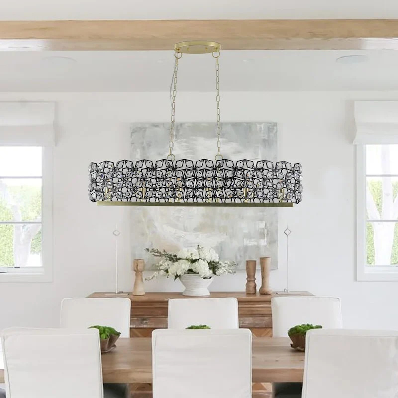 LARGE CHANDELIER CRYSTAL lamp