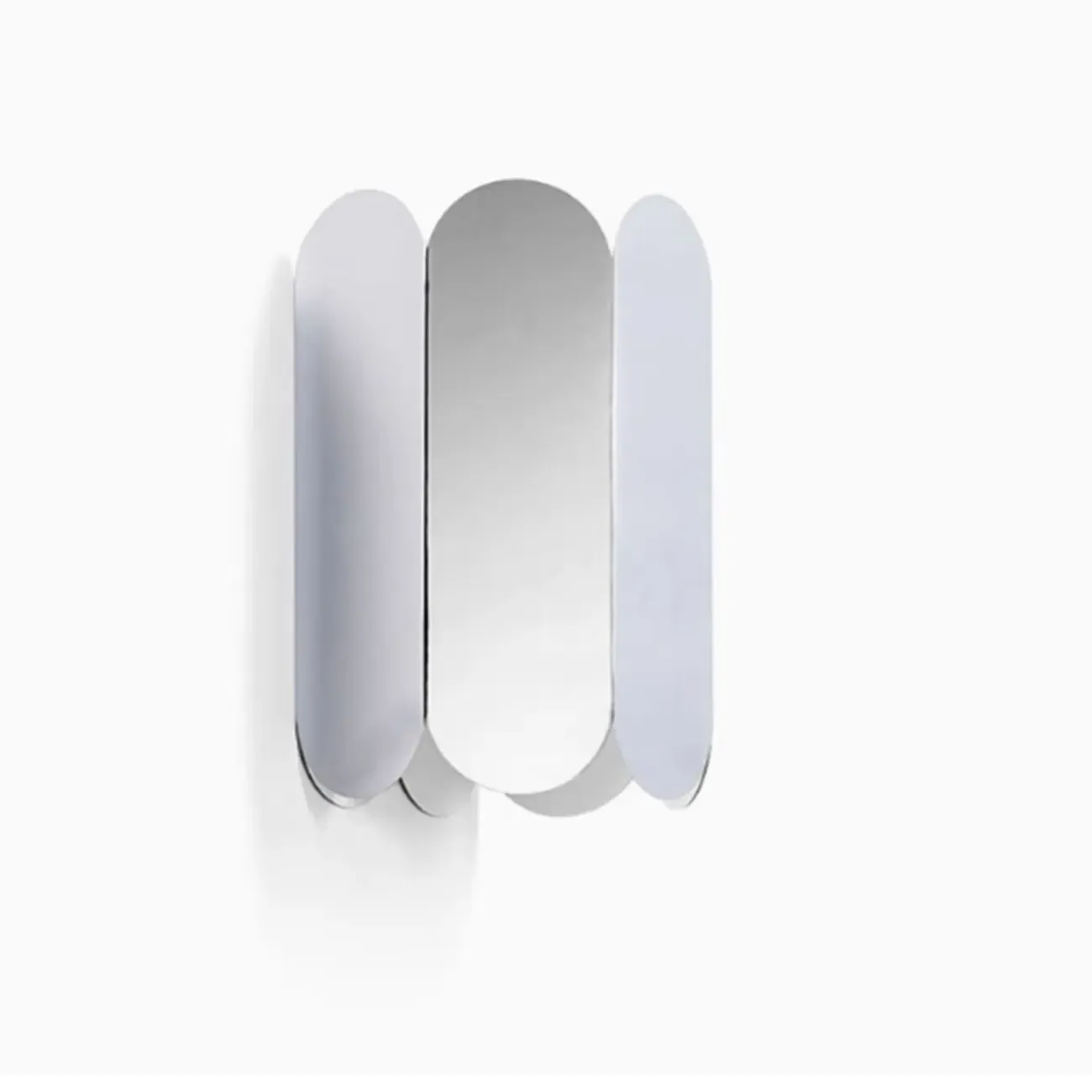 Mini Hardwired Modern Red Up & Down Wall Sconce in Geometric