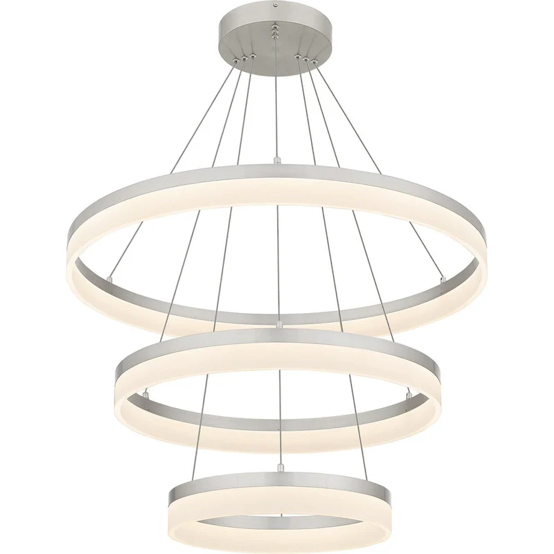 Cohen Integrated LED Brushed Nickel Pendant Light