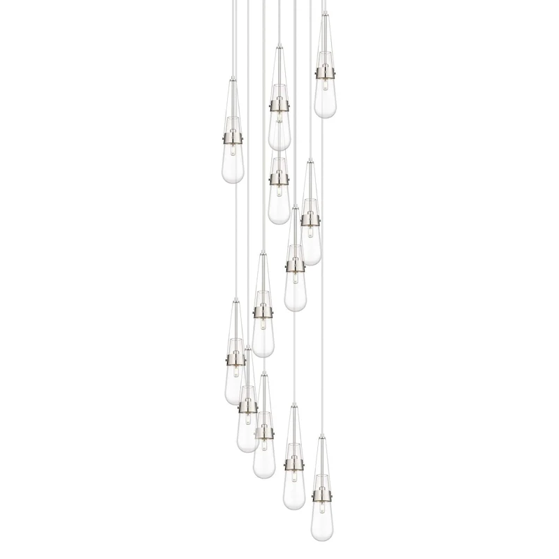 Innovations Lighting 126-452-1P-21-24 Milan Pendant Milan 12 Light 24