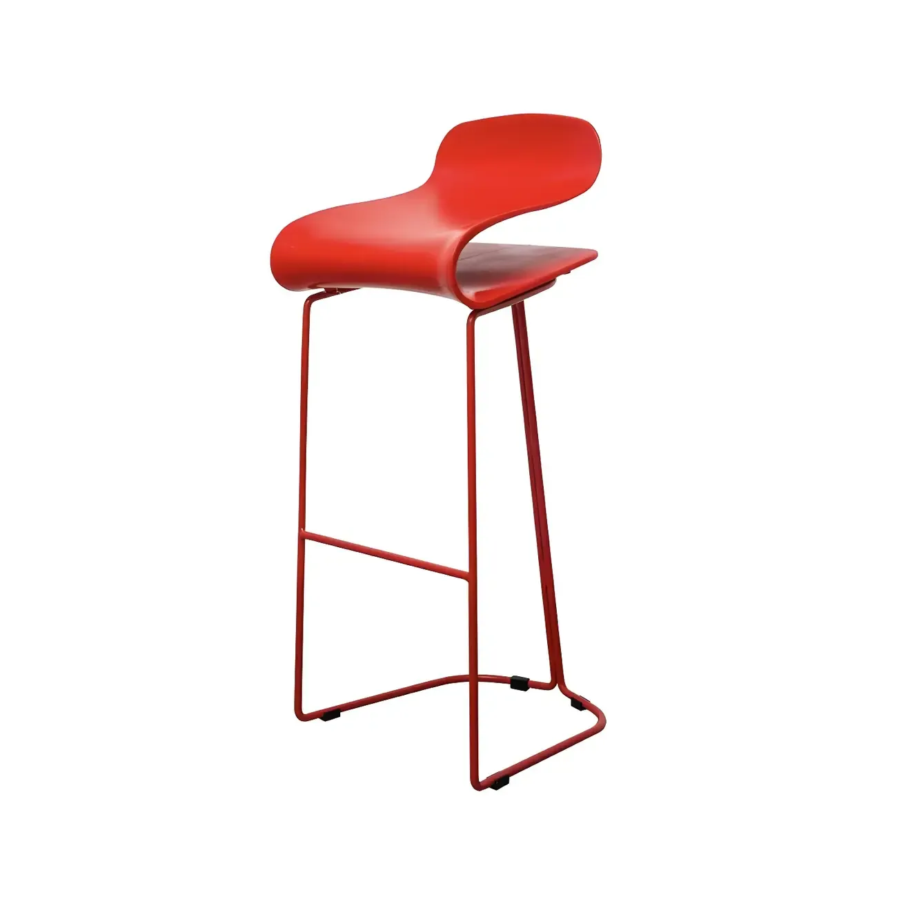 Acrylic Sleek Durable Backless Counter Height Bar Stool