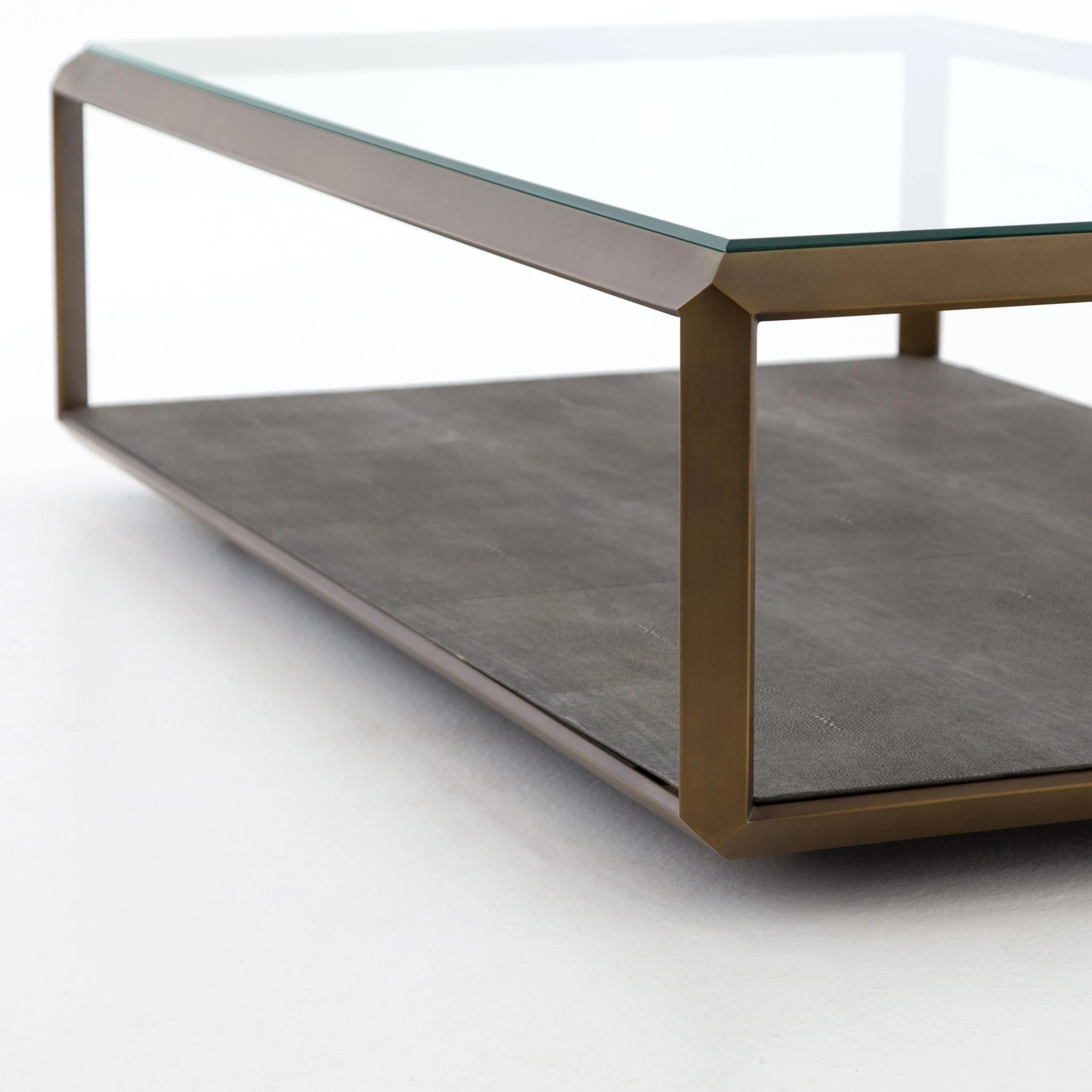 Shagreen  Shadow Box Coffee Table