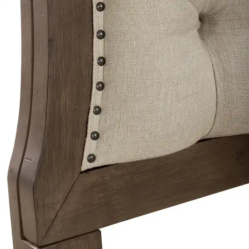Americana Farmhouse Dusty Taupe Queen Shelter Bed