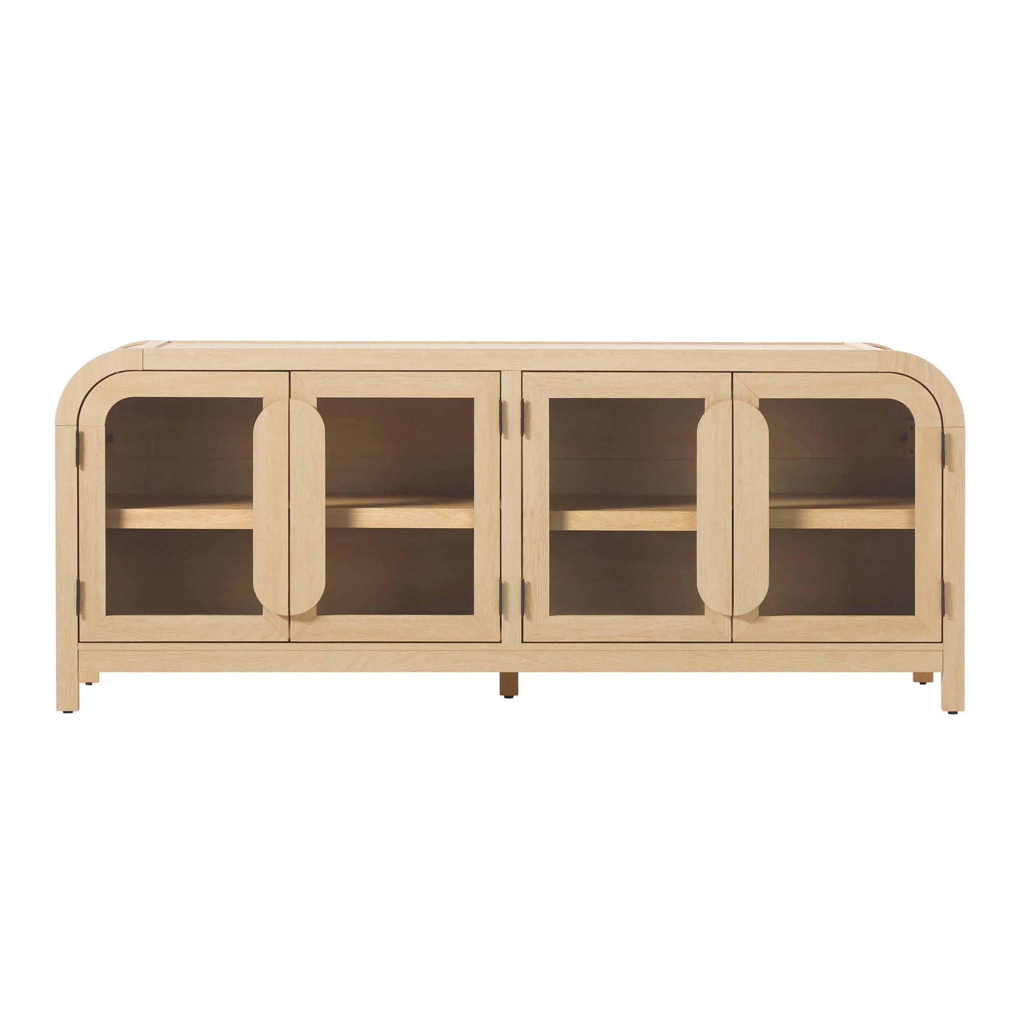 Chantelle Modern Curve Easy Assembly TV?Stand