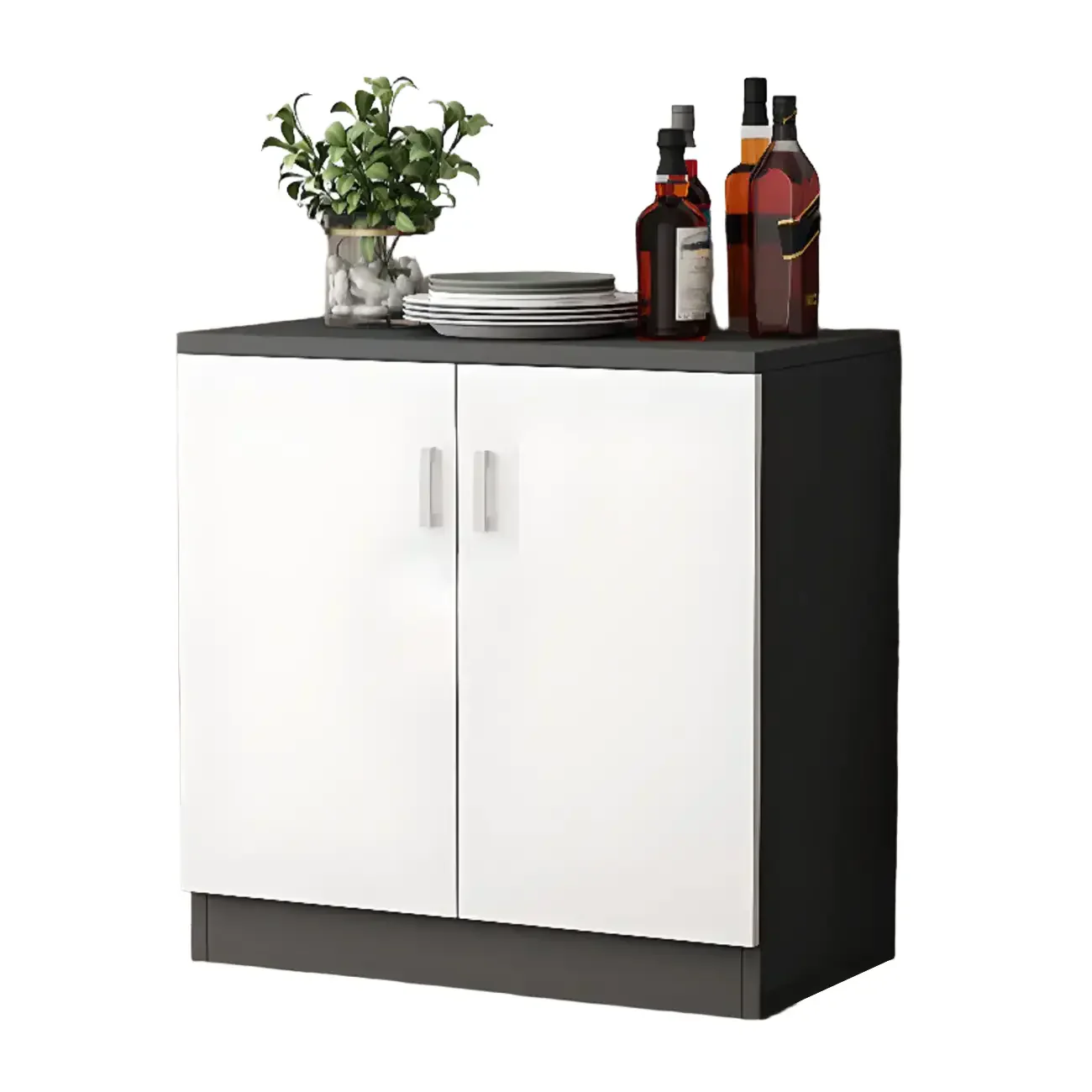 Modern Manufactured Wood Kitchen Cabinet, Free Standing