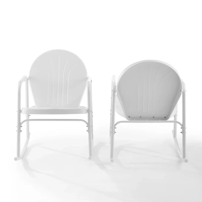 Crosley Griffith 2Pc Rocking Chair Set - 32.25H x 22.5W x 33.13'W