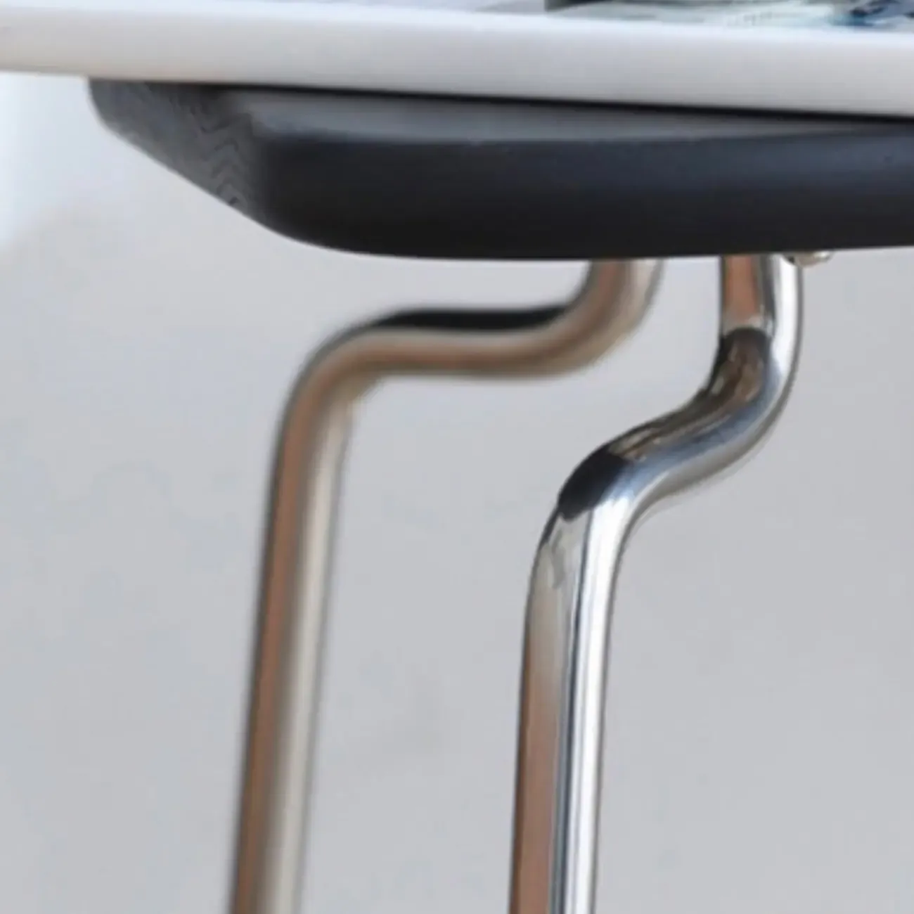 Modern Wood Bedroom Bench with Metal Frame