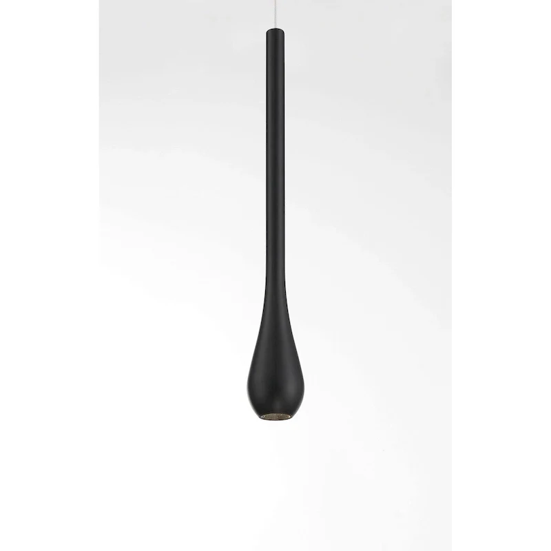 George Kovacs Pingo Coal With Clear Diffuser 1 Light Mini Pendant