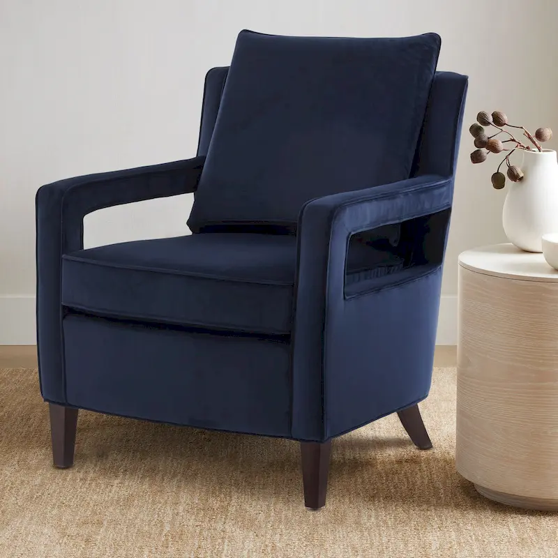 Quinn Velvet Accent Arm Chair by Greyson Living