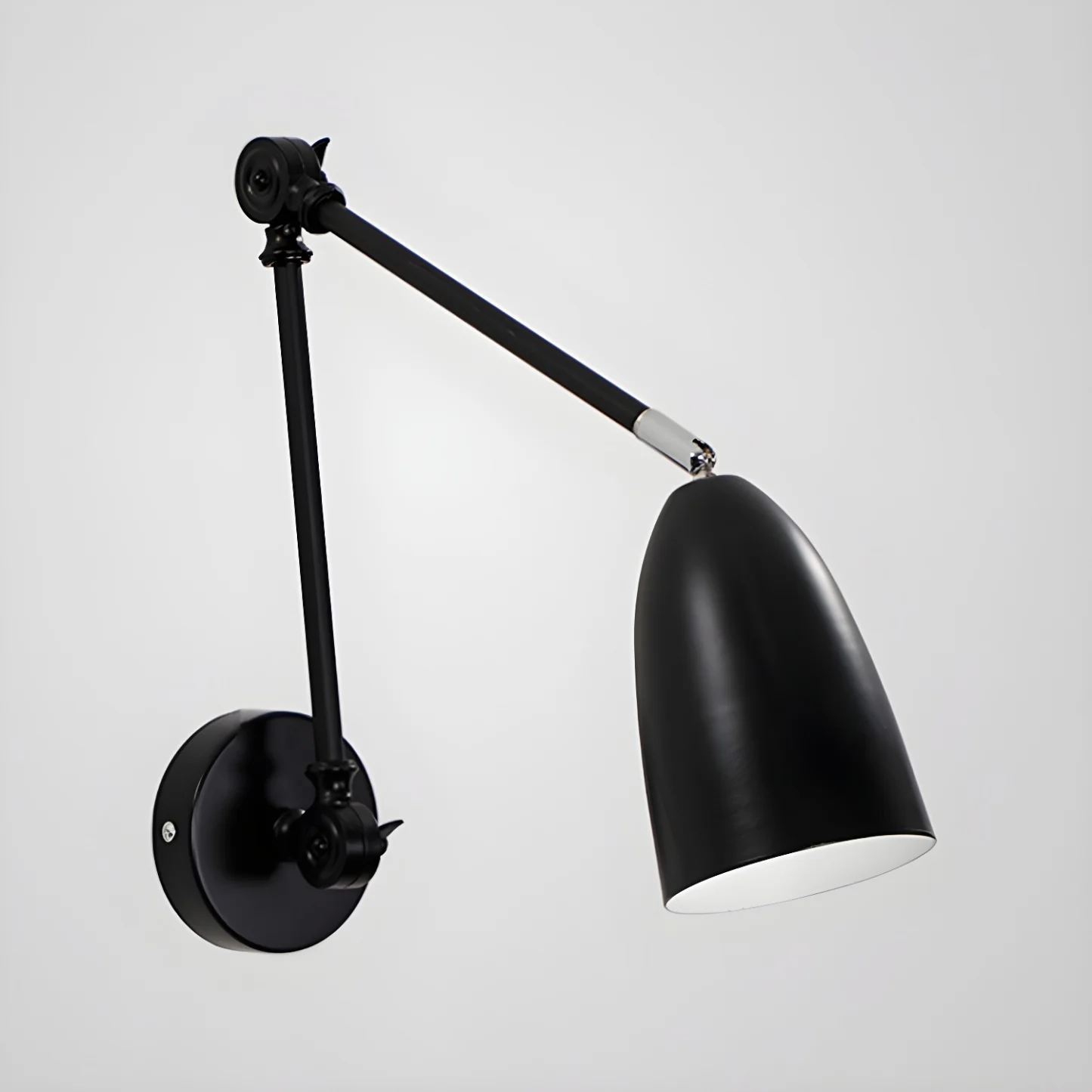 Modern Simple Metal Adjustable Swing Arm Wall Light