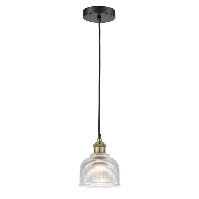 Innovations Lighting Dayton - 1 Light 6  Cord Hung Mini Pendant