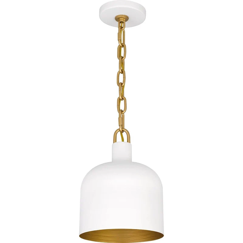 Raquel 1-Light Matte White Mini Pendant Light