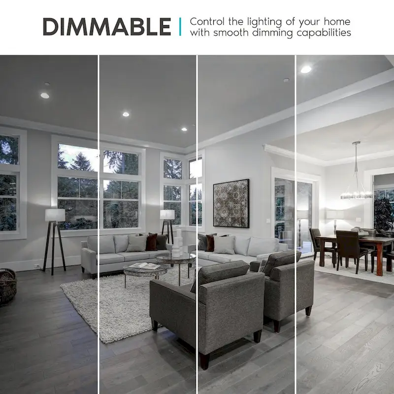 Luxrite A19 LED Bulb 75W Equivalent, 1100 Lumens, Dimmable, Enclosed Fixture Rated, Energy Star, E26 Base (12 Pack)