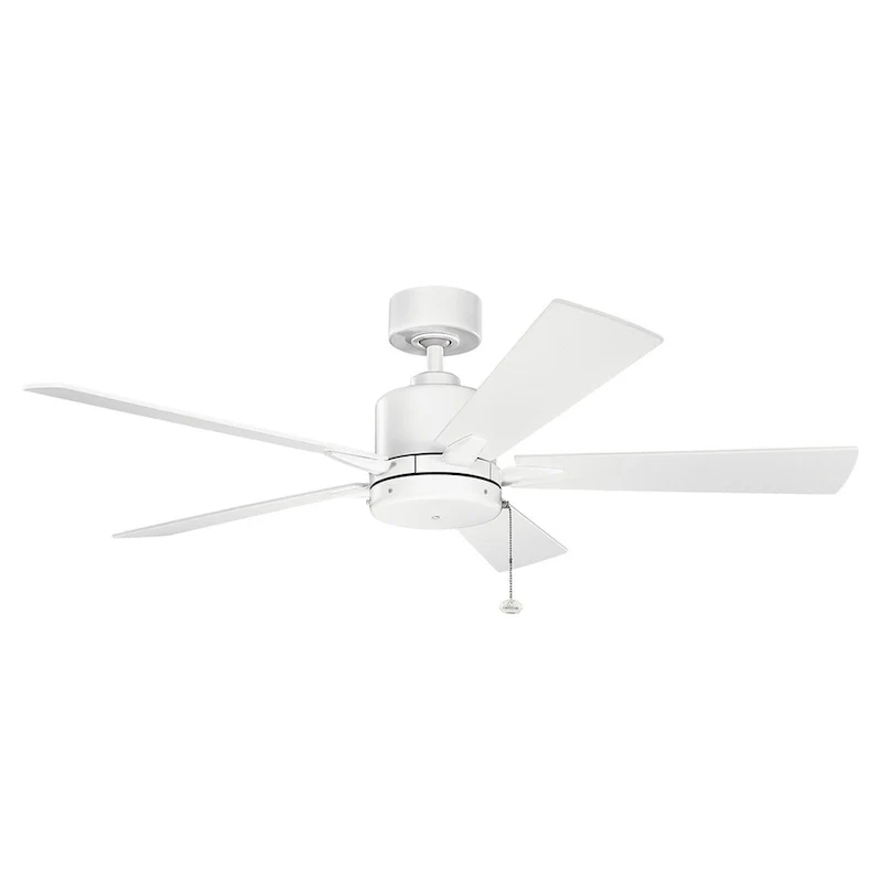 Kichler Lighting Bowen Collection 52-inch Matte White Ceiling Fan - Matte White - Matte White