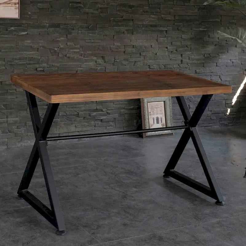 Carbon Loft Fowler Industrial Computer Desk Table
