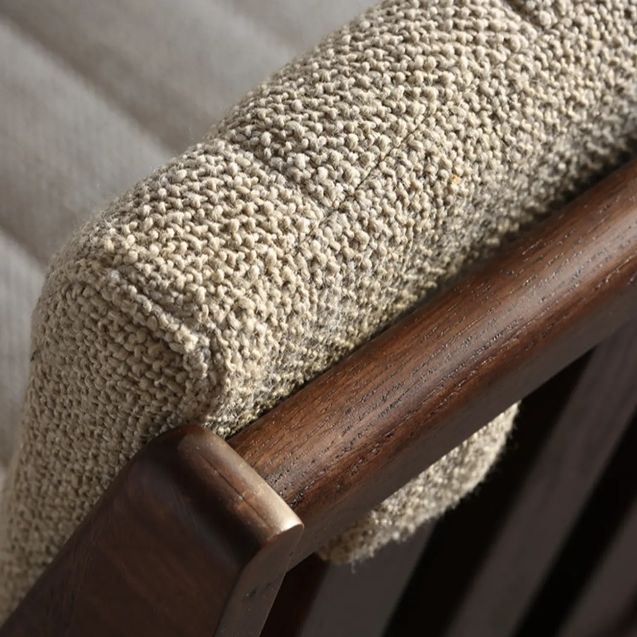 Mid-Century Modern Upholstered Dining Chair