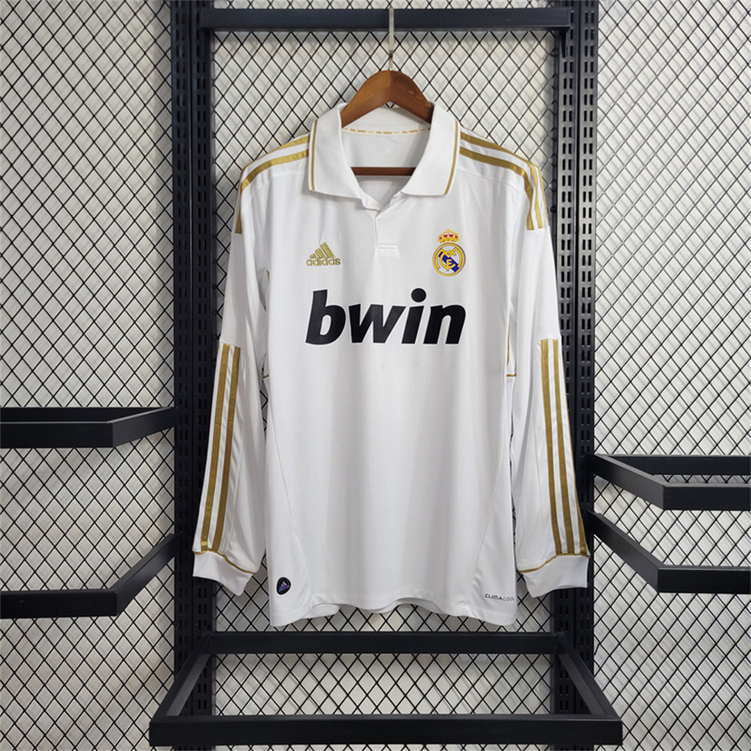 Maillot Retro Real Madrid domicile manches longues 2011/12