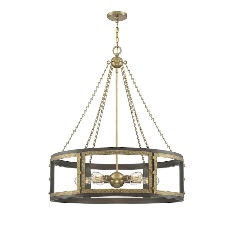 Savoy House Lakefield 6 Light 34  Wide Suspension Pendant