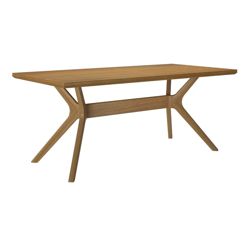 Plank and Beam Verso Cross Leg Rectangular Dining Table - 72