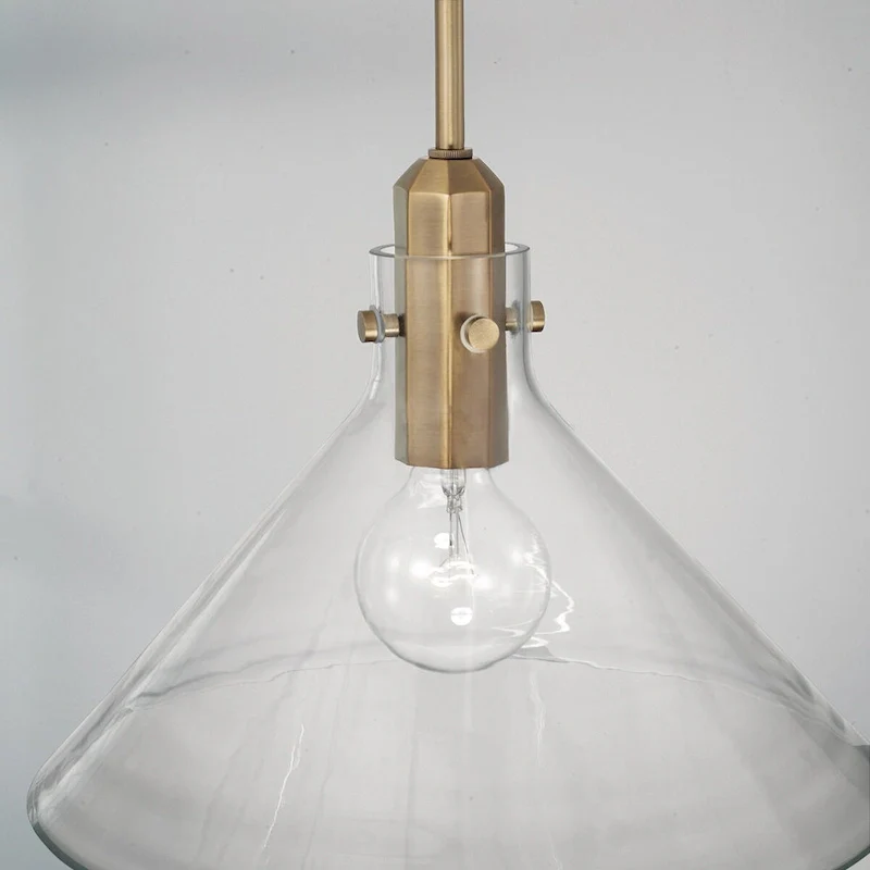 Greer 1-light Pendant w/ Clear Glass