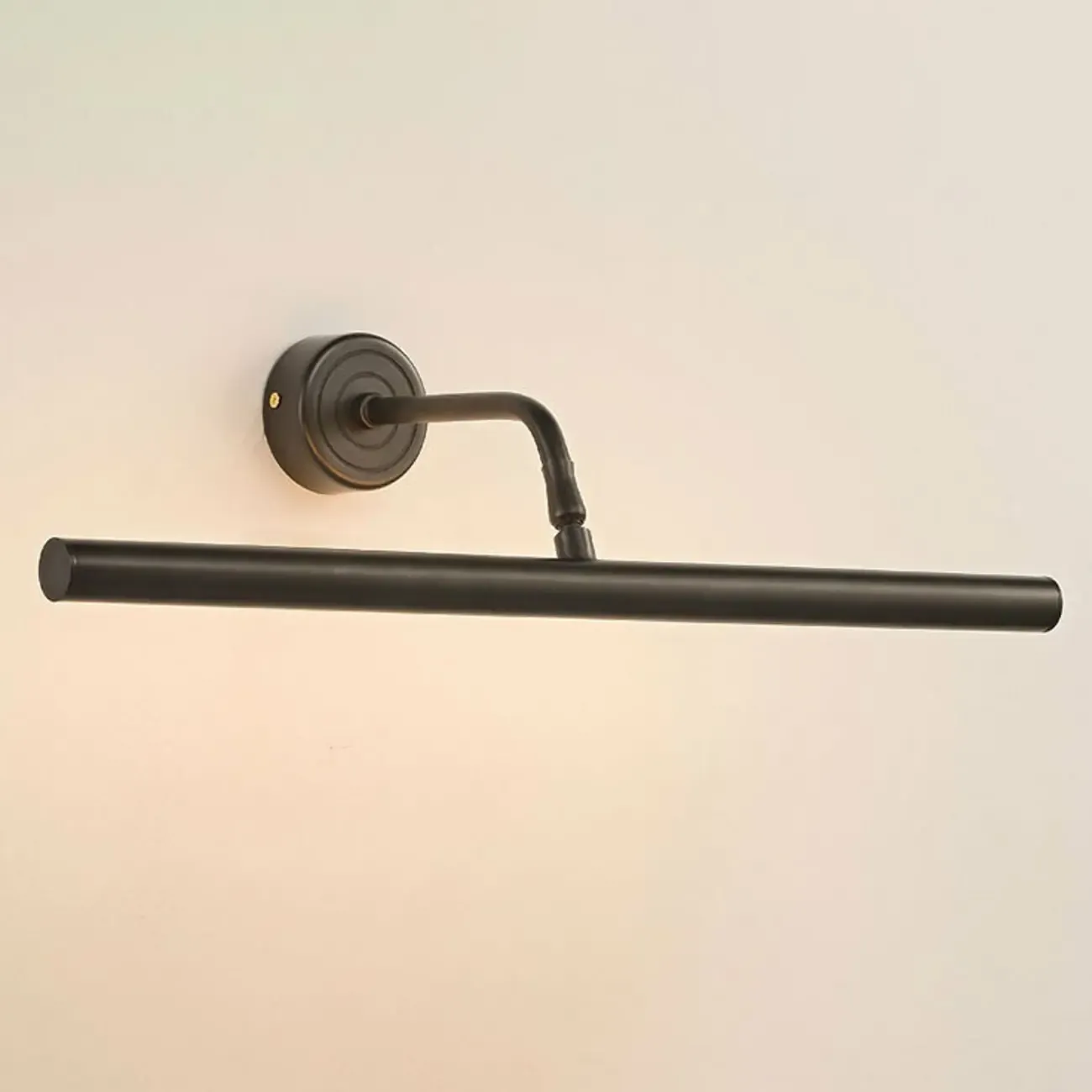 Modern Black Metal LED Bathroom Vanity Light Tube Shade