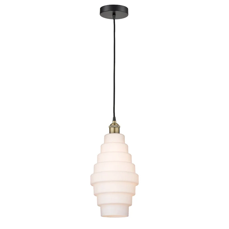 Innovations Lighting Cascade - 1 Light 8  Cord Hung Mini Pendant