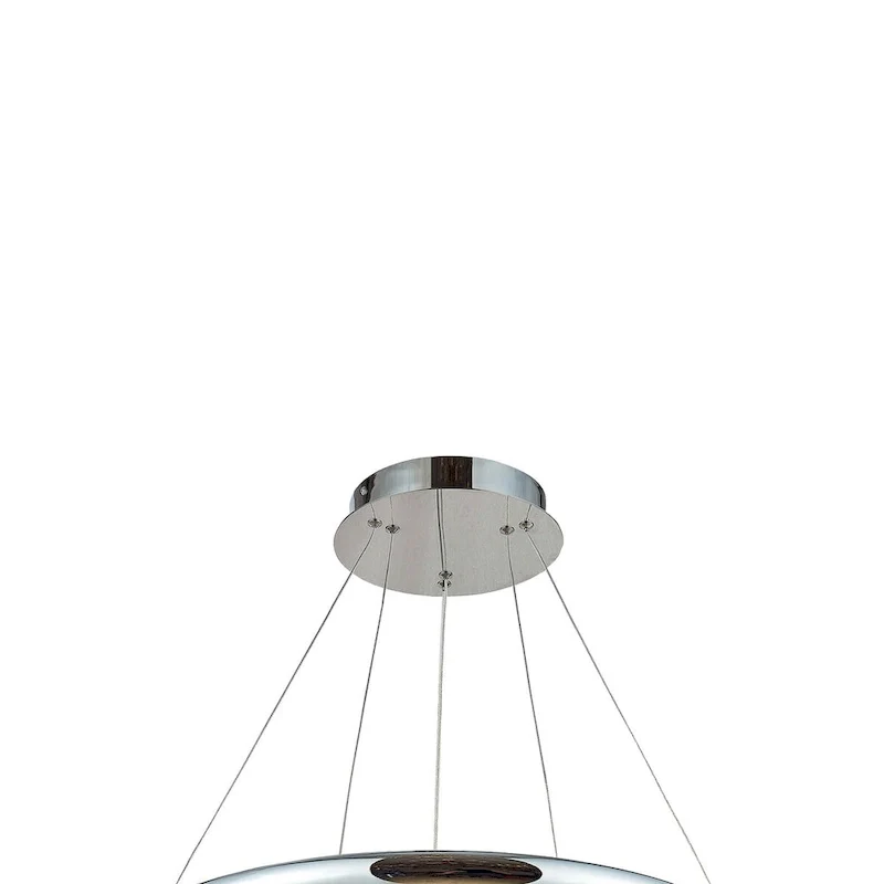 2 Light LED Array Pendant Light in Polished Chrome - Polished Chrome