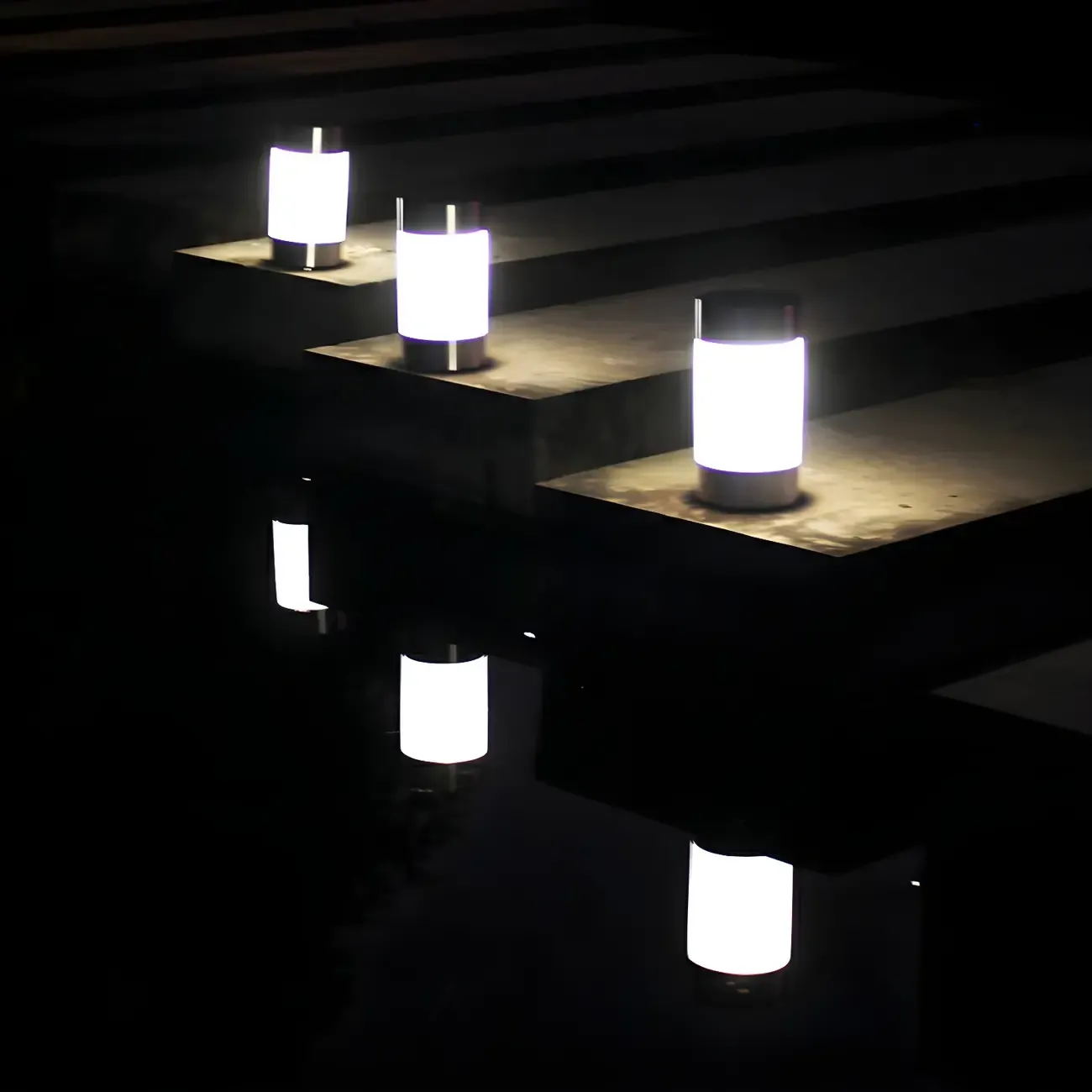 Stainless Steel Cylinder LED Stake Waterproof Landscape Lighting