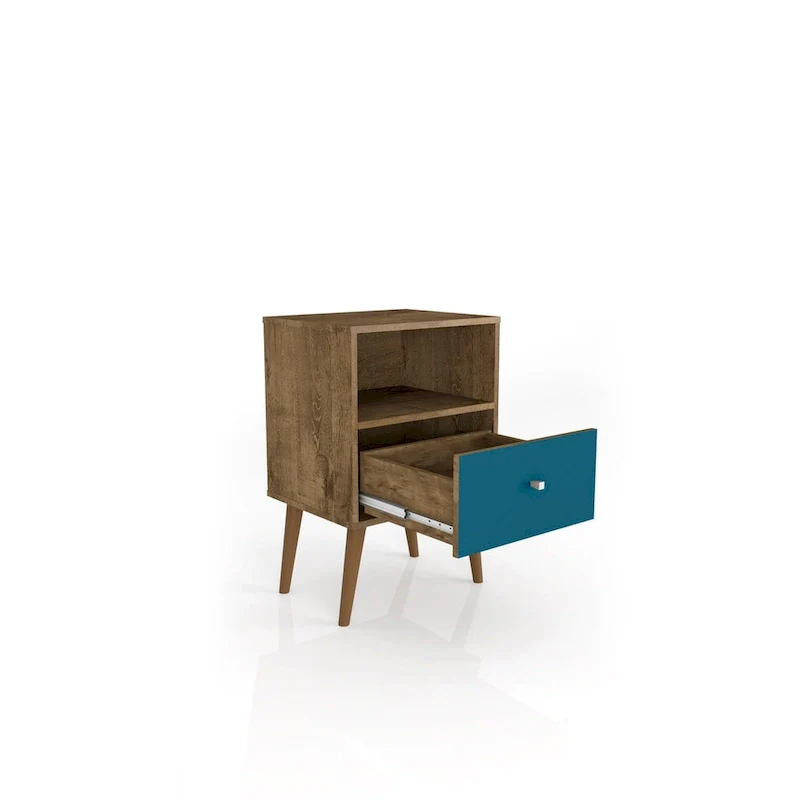 Liberty 1.0 Mid Century Modern 1 Drawer Nightstand