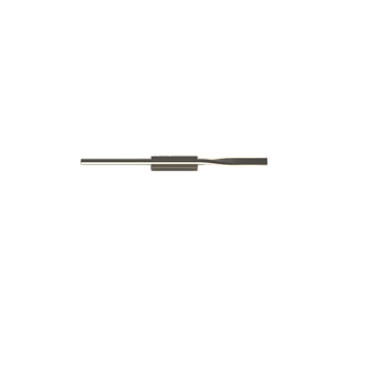 Modern Black Linear Up & Down Wall Sconce with Natural Light