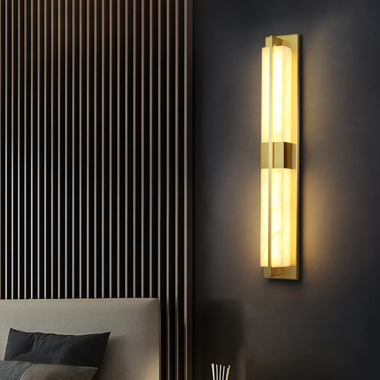 Modern Art Alloy Rectangular Wall light