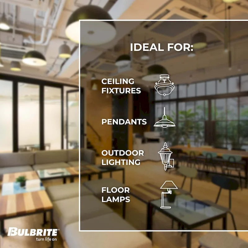 Bulbrite Pack of (8) 7 Watt Dimmable Clear Filament ST18 Medium (E26) LED Bulb