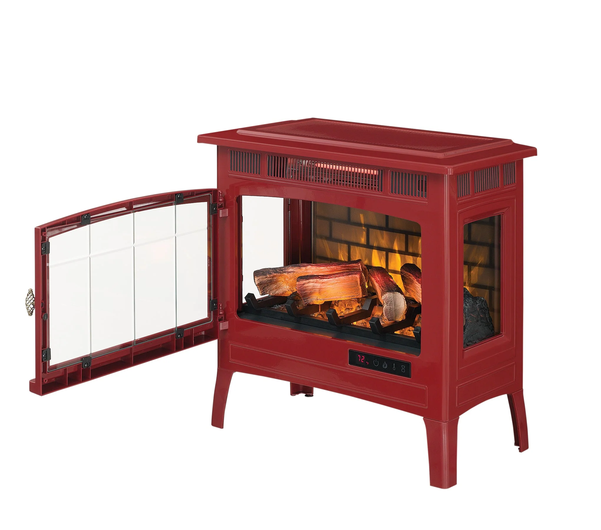 duraflame? Electric Infrared Fireplace Stove Heater with 3D Flame Effect