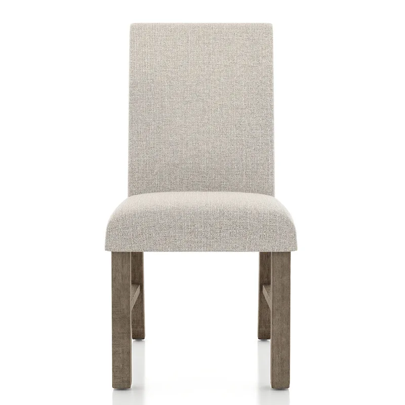 Rustic Grey Wood 5-Piece Dining Table Set by