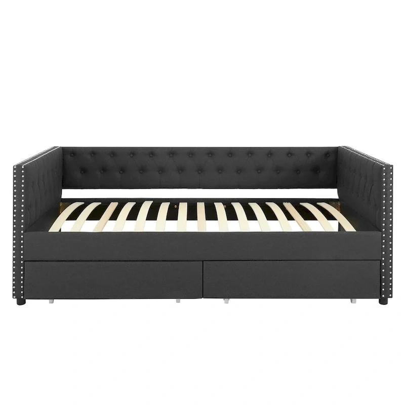 Upholstered Daybed With Drawers