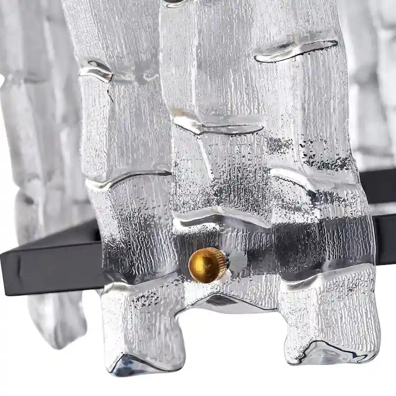 4-Lights Special Square Glass Shade Pendant Lighting - 7.9 D4.7 W57.1 H(Adjustable)