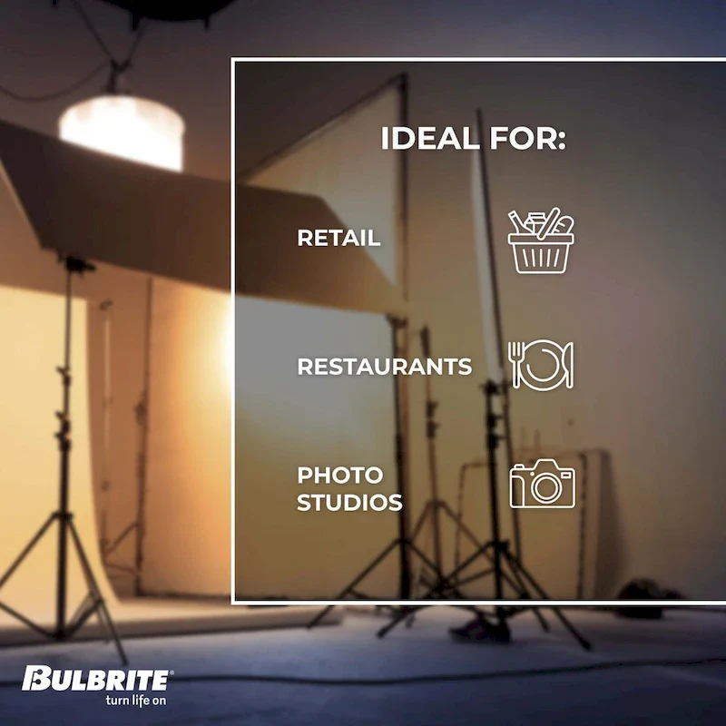 Bulbrite Pack of (25) Dimmable Half Chrome G16.5 Candelabra (E12) Incandescent Bulb