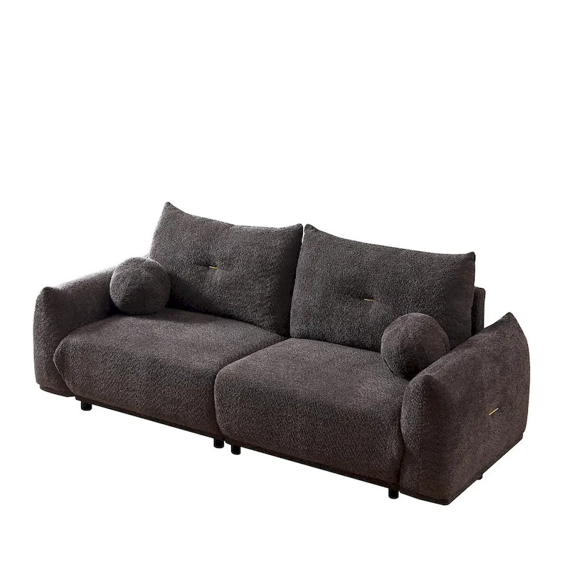 Lamb's wool 2-seater sofa