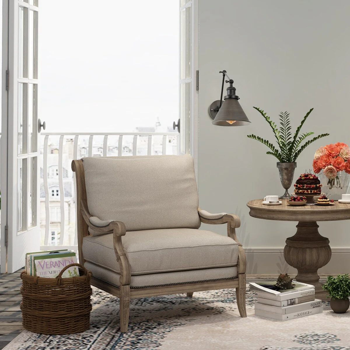 Malryn Set of 2 Modern Adjustable Swing Arm Lights Plug-in/Hardwired Wall Sconces