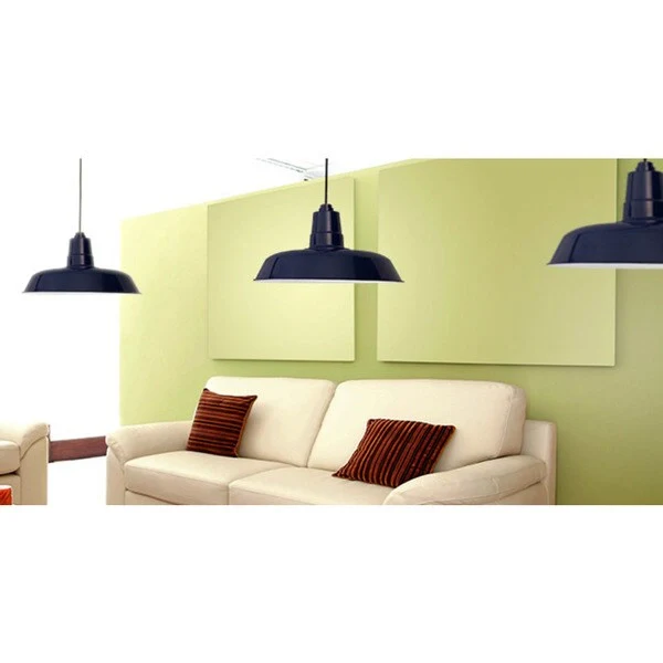 18  Vintage LED Pendant Light in Cobalt Blue