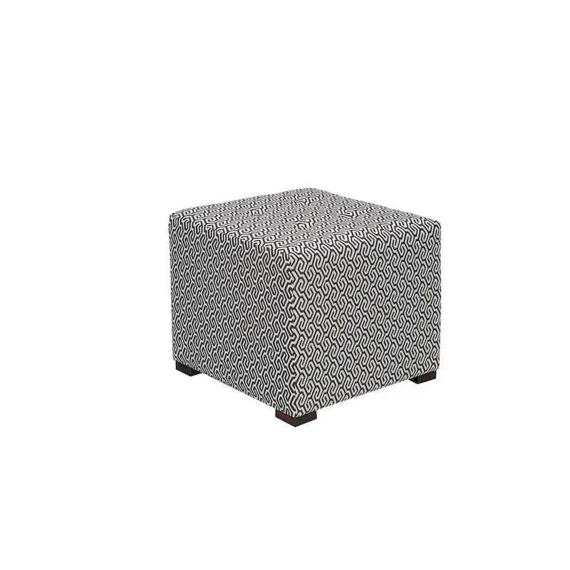 Merton Transtional Square Button Tufted Ottoman