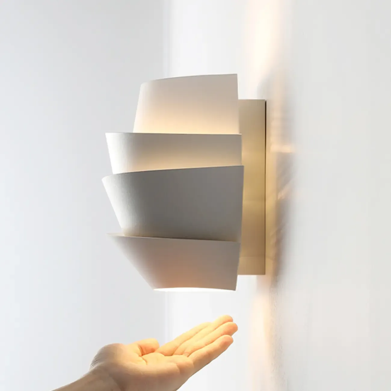 Inspired 2-Light Iron White Spiral Wall Sconce