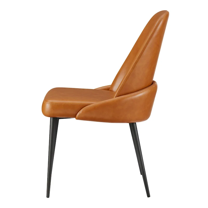 Elodie PU Dining Side Chair, (Set of 2)