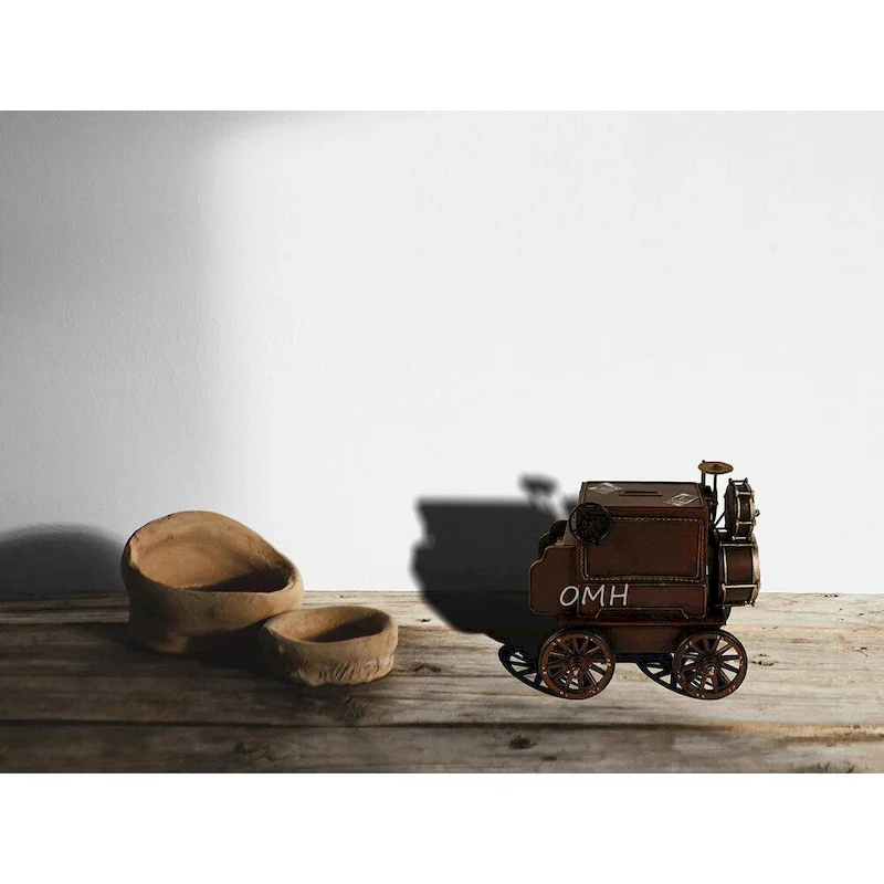 Metal Music Car Coin Bank Model