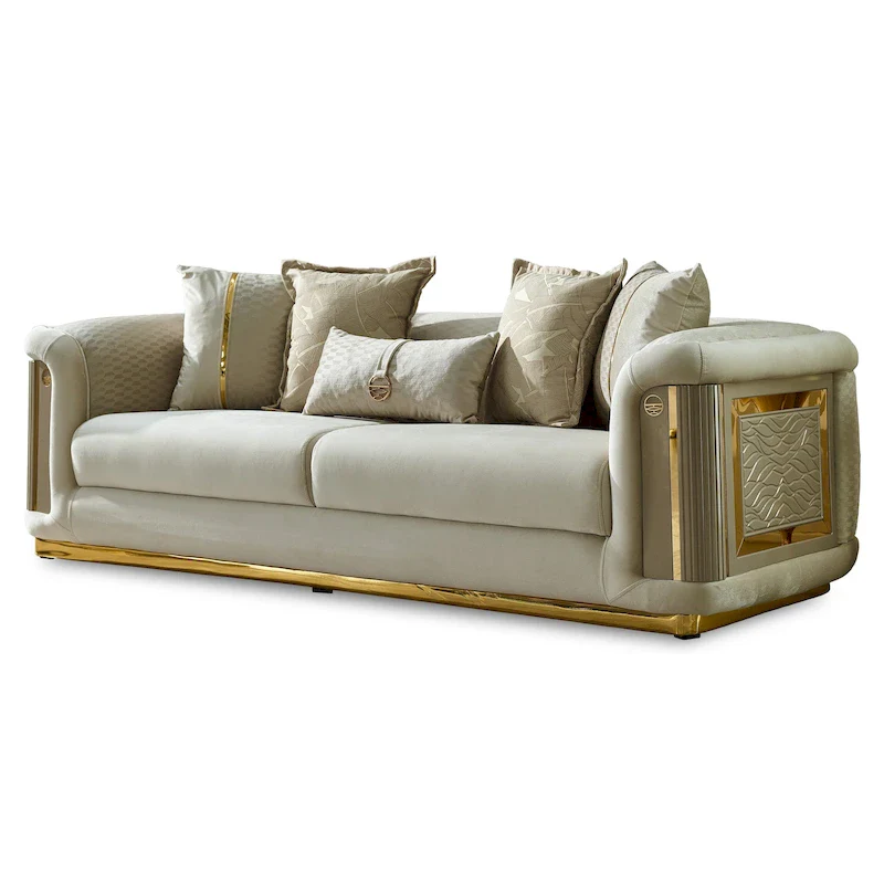 Ella 3-piece Living room Set Square Arms