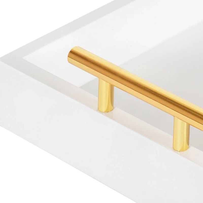 Kate and Laurel Lipton Rectangle Wood Tray Set - 2 Piece