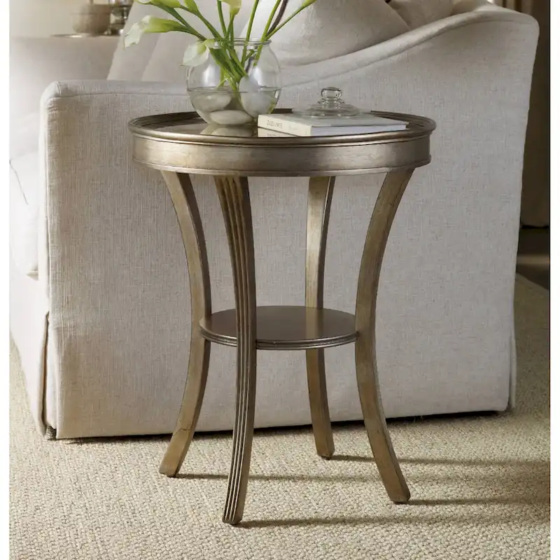 Hooker Furniture 22 Inch Wide Hardwood Accent Table from the Sanctuary