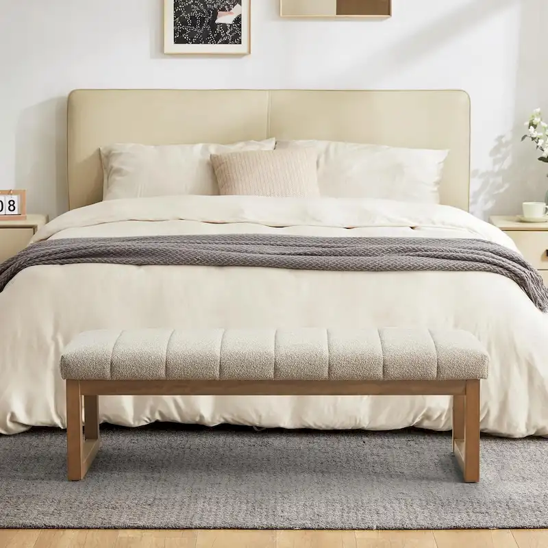 45 Entryway Upholstered Bench Shoe Rack Bench