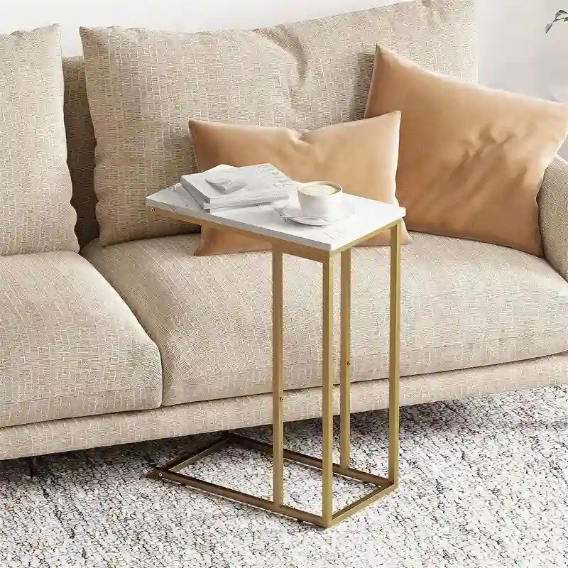 Small C Shaped End Table - 10D x 18.1W x 25H